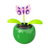 Solar Flower Car Ornament Decoration